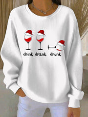 Women's Christmas Print Casual Sweatshirt