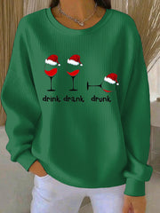 Women's Christmas Print Casual Sweatshirt
