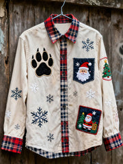 Women's Christmas Printed Casual Shirt