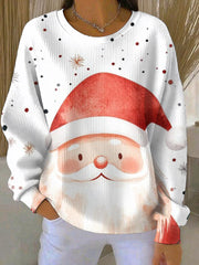 Women's Christmas Print Casual Sweatshirt