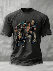Men's Rock Band Printed T-shirt