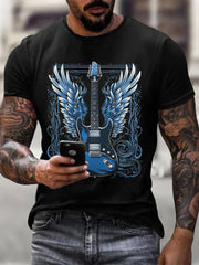 Men's Rock Band Printed T-shirt