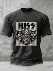 Men's Rock Band Printed T-shirt