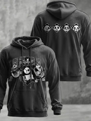Men's Rock Band Printed Hoodie