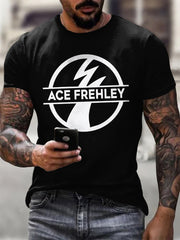 Men's Ace Frehley Printed T-shirt