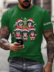 Men's Merry KISS-mas short sleeves t-shirt
