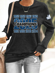 Women's Baseball World Series Still Champions 2025 Print Casual Sweatshirt