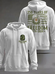 Men's United States 250 Years Printed Casual Hoodie