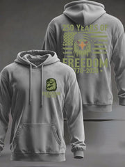 Men's United States 250 Years Printed Casual Hoodie