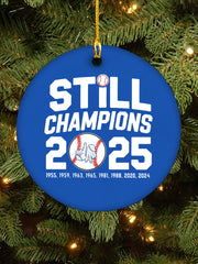 Baseball World Series Champions 2025 Print Printed Acrylic Decorative Ornament