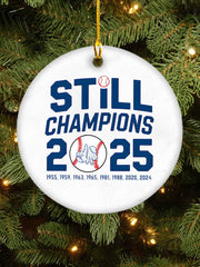 Baseball World Series Champions 2025 Print Printed Acrylic Decorative Ornament