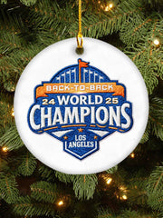 Baseball World Series Champions 2025 Print Printed Acrylic Decorative Ornament