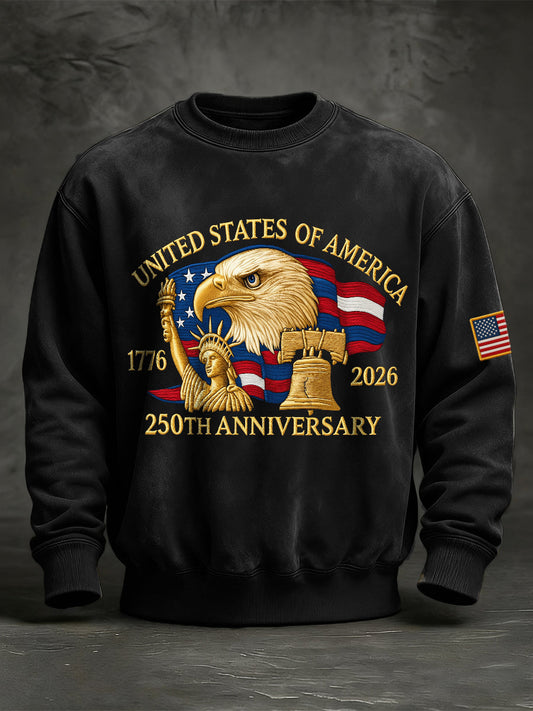 Men's United States of America 250th Anniversary Print Sweatshirt