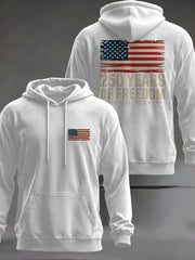 Men's United States 250 Years Printed Casual Hoodie