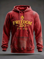 Men's FREEDOM 250 Printed Casual Hoodie