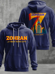 Men's Zohran for NYC New York Mayor Printed Hoodie