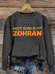Women's Zohran for NYC New York Mayor Printed Sweatshirt