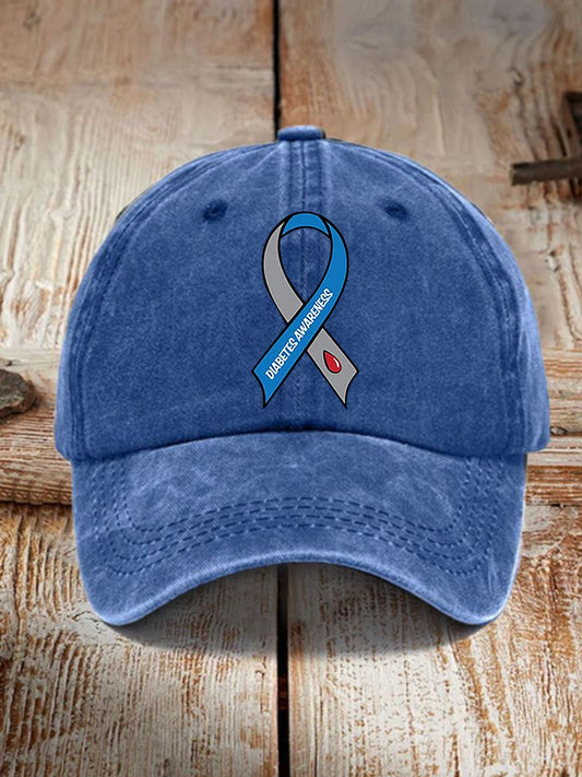 Unisex Casual Diabetes Awareness Baseball Cap