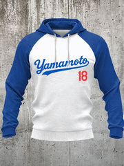 Men's Yoshinobu Yamamoto Dodgers Baseball Los Angeles Dodgers MLB 2025 Hoodie
