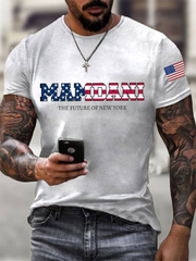 Men's Mamdani The Future Of New York Short-sleeved T-shirt
