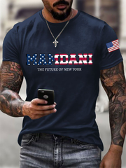 Men's Mamdani The Future Of New York Short-sleeved T-shirt
