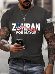Men's Zohran For Mayor Short-sleeved T-shirt
