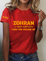 Women's Zohran For New York City Short Sleeve T-Shirt
