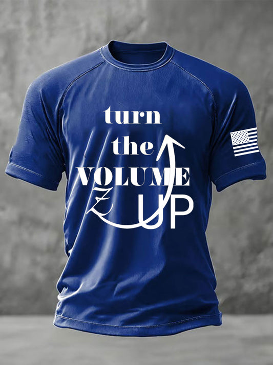 Men's Turn the Volume Up short sleeves t-shirt