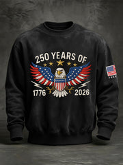 Men's 250 Years Of 1776-2026 Print Sweatshirt