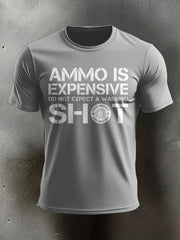 Men's Veteran Pew Humor Printed T-shirt