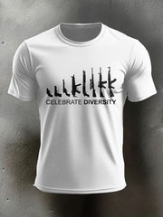 Men's Veteran Pew Humor Printed T-shirt