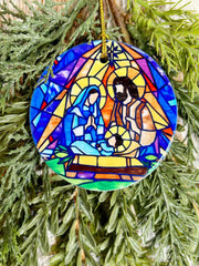 Nativity Acrylic Decorative Ornament Meaningful Christmas Gift