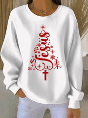 Women's Christmas Print Casual Sweatshirt