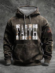 Men's Faith Oversized Drop-Shoulder Hoodie with Pockets