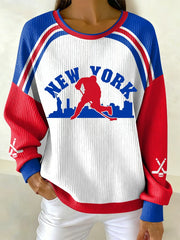 Women's Hockey Printed Sweatshirt