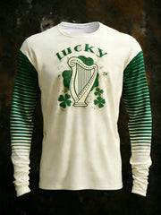 Men's St.Patrick's Day Print Long Sleeves T-Shirt