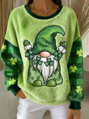 Women's St. Patrick's Day Printed Casual Top