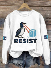 Women's Minnesota Resist Print Sweatshirt