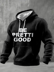 Men's Be Pretti Good Minneapolis Resist Checkered Cotton Hoodie