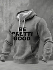 Men's Be Pretti Good Minneapolis Resist Checkered Cotton Hoodie