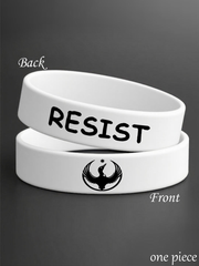 Resist Printed Wristband