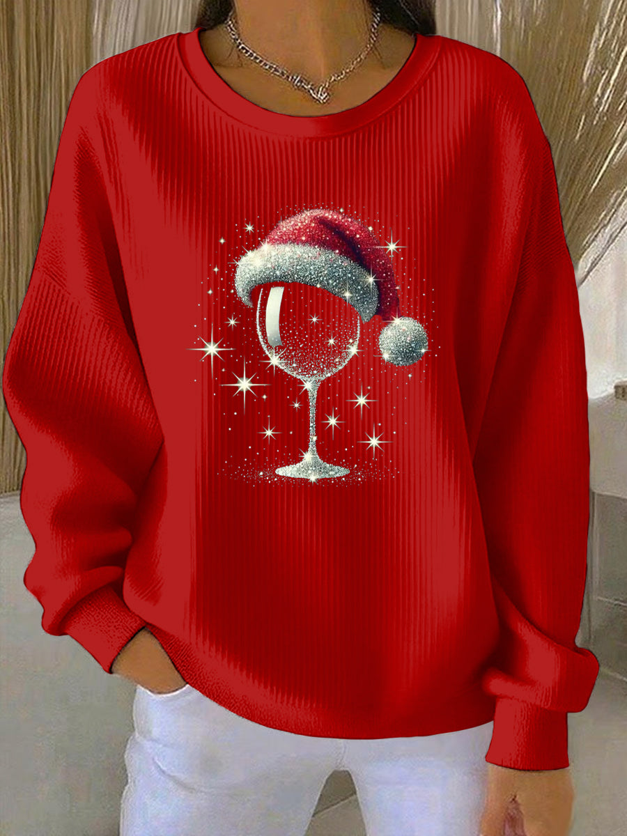 Women's Christmas Print Casual Sweatshirt