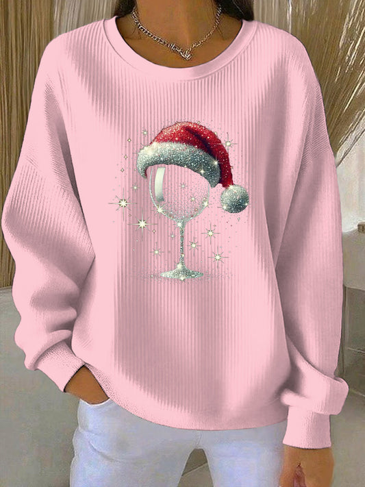 Women's Christmas Print Casual Sweatshirt