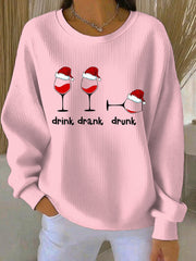 Women's Christmas Print Casual Sweatshirt