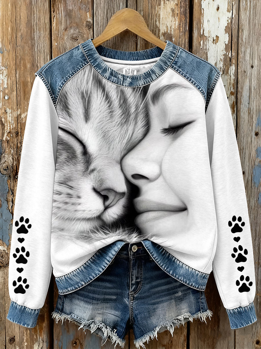 Women's Cat Sweatshirts