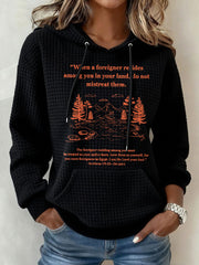 Women's Funny 8647 FDT Printed Hoodie