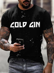 Men's Rock Band Printed T-shirt