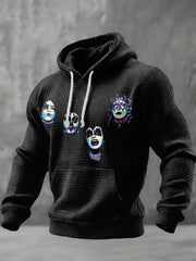 Men's Rock Band Printed Hoodie