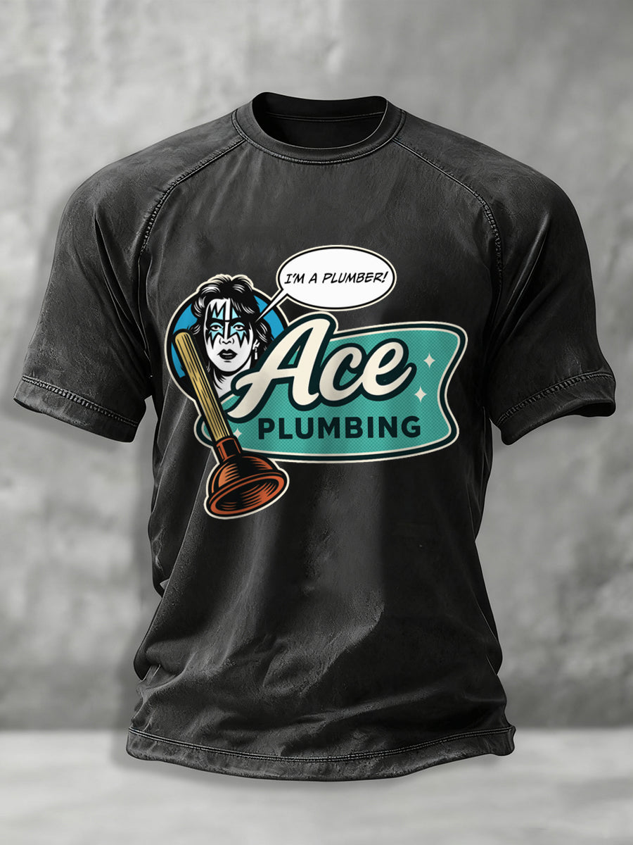 Men's Rock Band Printed T-shirt