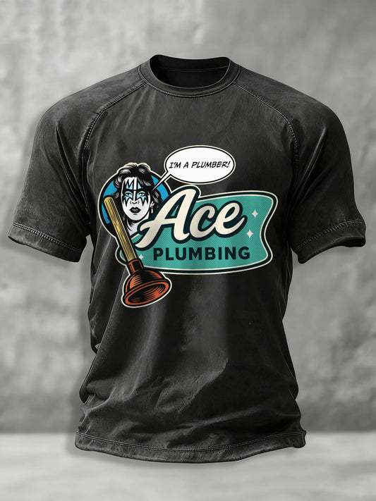 Men's Rock Band Printed T-shirt